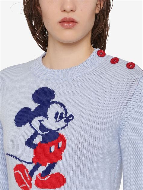 Miu Miu X Disney Mickey Mouse Jumper Dress In Red 